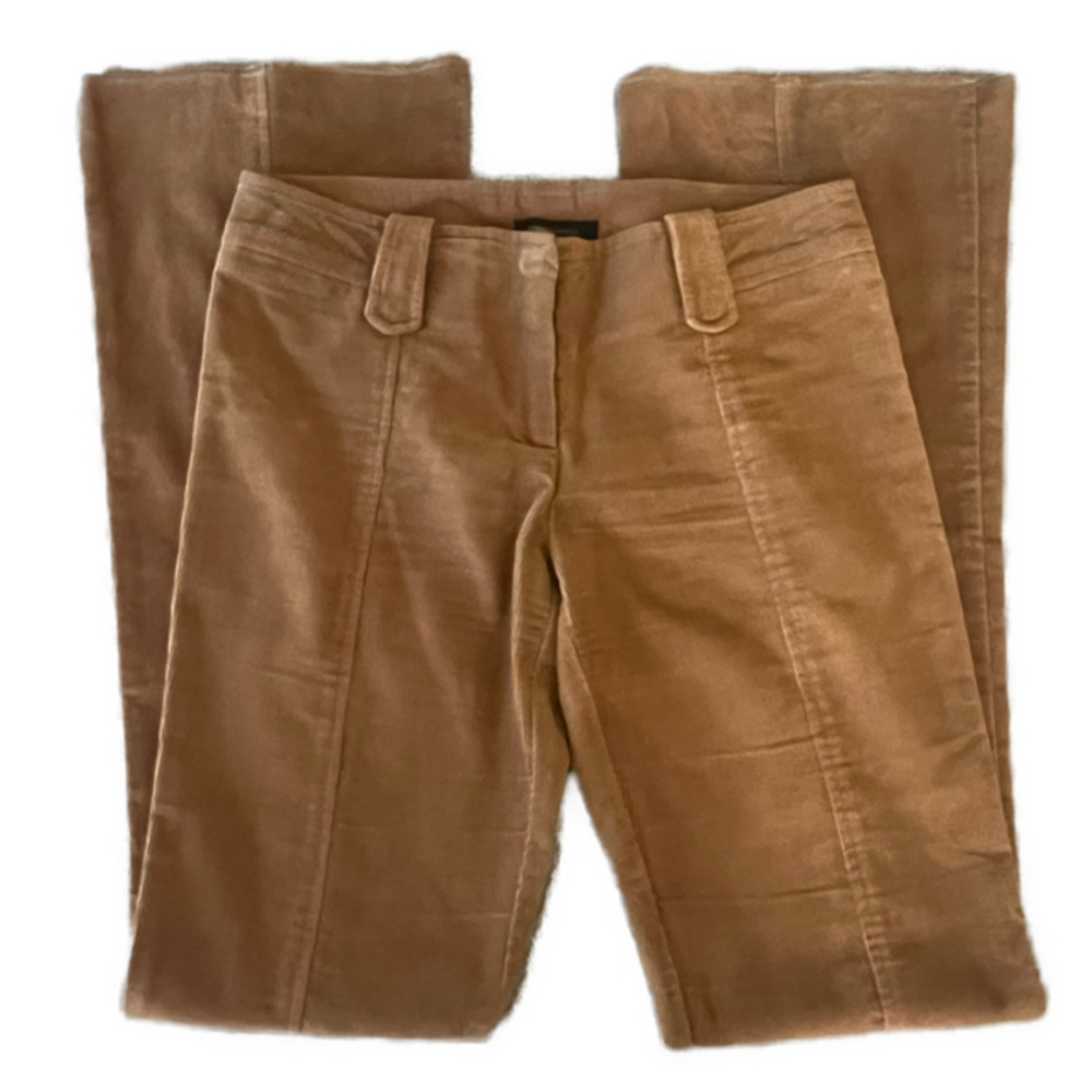 BCBGMaxazria Brown Lightweight Corduroy Pants-Size 2